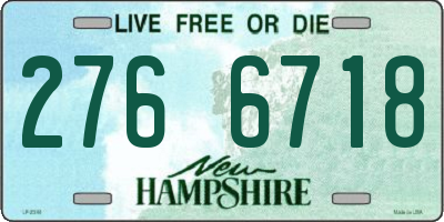 NH license plate 2766718