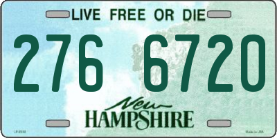 NH license plate 2766720