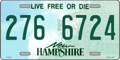 NH license plate 2766724