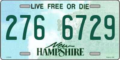 NH license plate 2766729