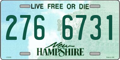 NH license plate 2766731