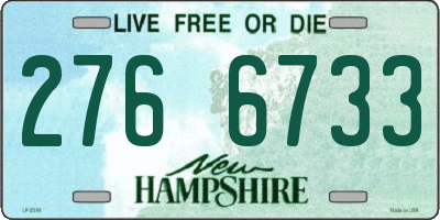 NH license plate 2766733