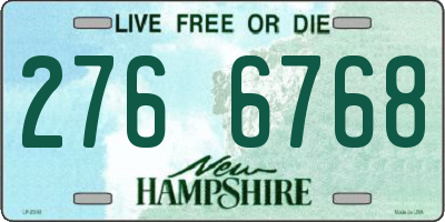 NH license plate 2766768