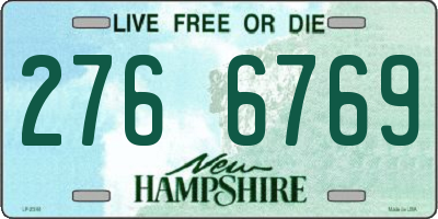 NH license plate 2766769