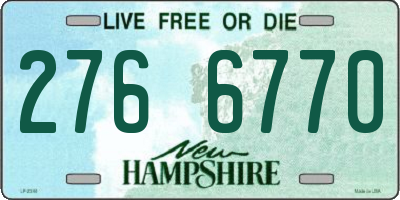 NH license plate 2766770