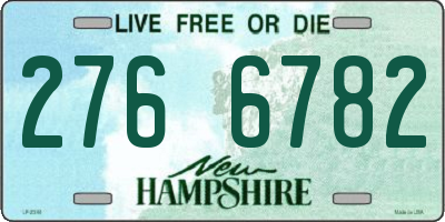 NH license plate 2766782