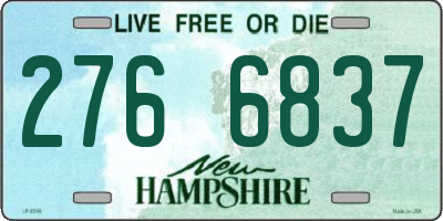 NH license plate 2766837