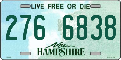 NH license plate 2766838