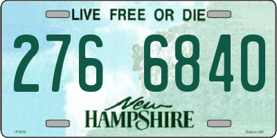 NH license plate 2766840