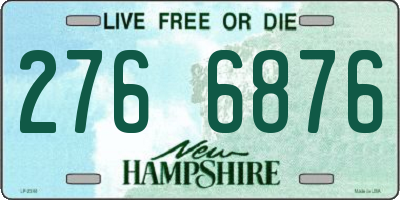 NH license plate 2766876