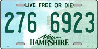 NH license plate 2766923