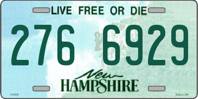 NH license plate 2766929