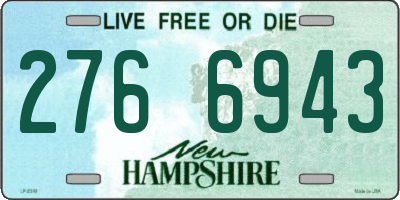 NH license plate 2766943