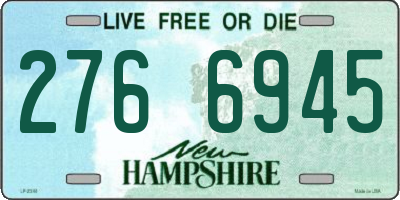 NH license plate 2766945