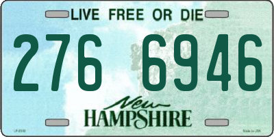 NH license plate 2766946