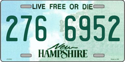 NH license plate 2766952