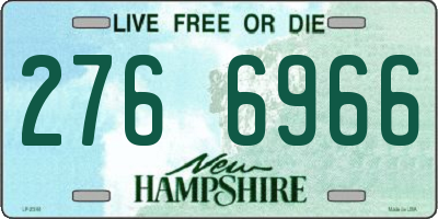 NH license plate 2766966