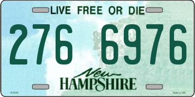 NH license plate 2766976