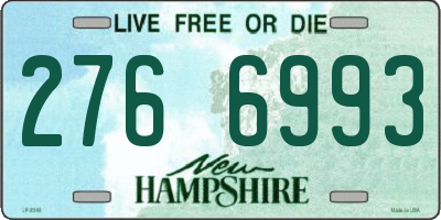 NH license plate 2766993