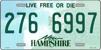 NH license plate 2766997