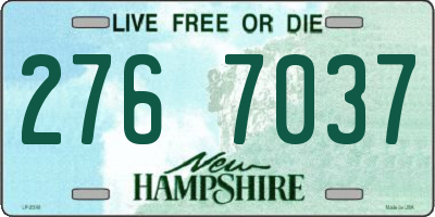 NH license plate 2767037