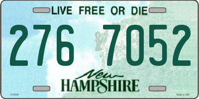 NH license plate 2767052