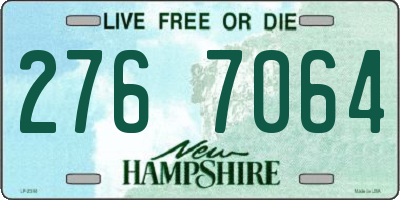 NH license plate 2767064