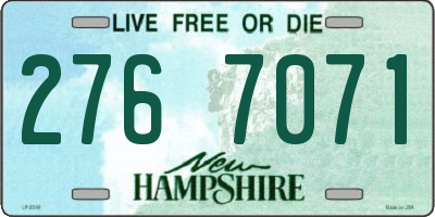 NH license plate 2767071