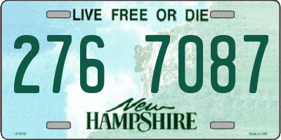 NH license plate 2767087