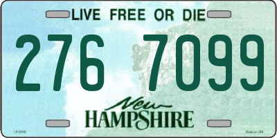 NH license plate 2767099