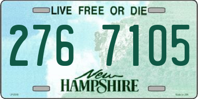 NH license plate 2767105