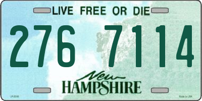 NH license plate 2767114