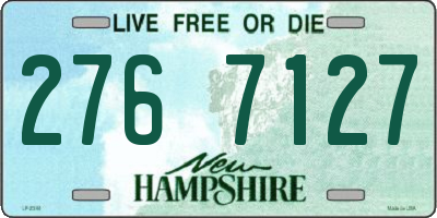NH license plate 2767127
