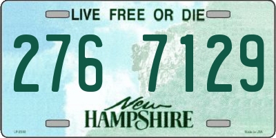 NH license plate 2767129