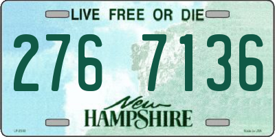 NH license plate 2767136