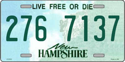 NH license plate 2767137
