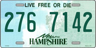 NH license plate 2767142