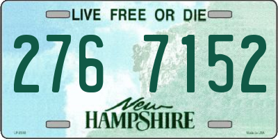 NH license plate 2767152