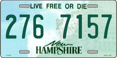 NH license plate 2767157