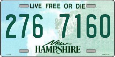 NH license plate 2767160
