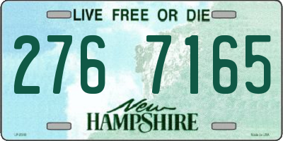 NH license plate 2767165