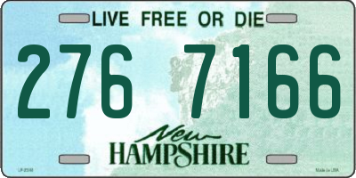 NH license plate 2767166