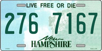 NH license plate 2767167