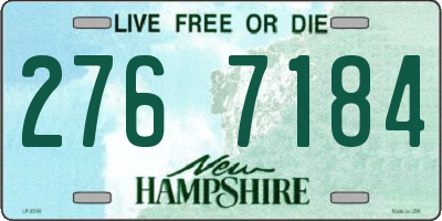 NH license plate 2767184