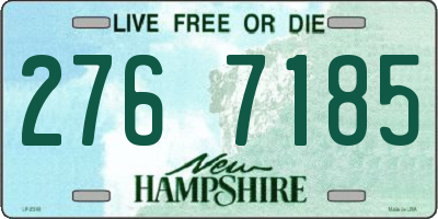 NH license plate 2767185
