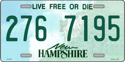 NH license plate 2767195