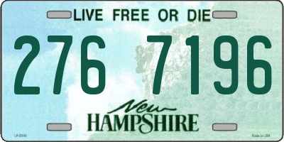 NH license plate 2767196