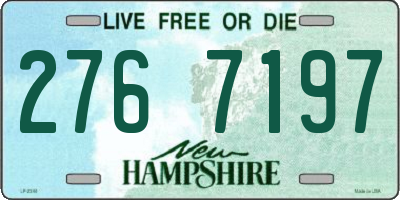 NH license plate 2767197