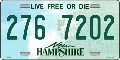NH license plate 2767202