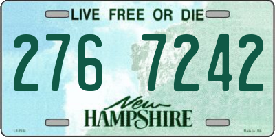 NH license plate 2767242